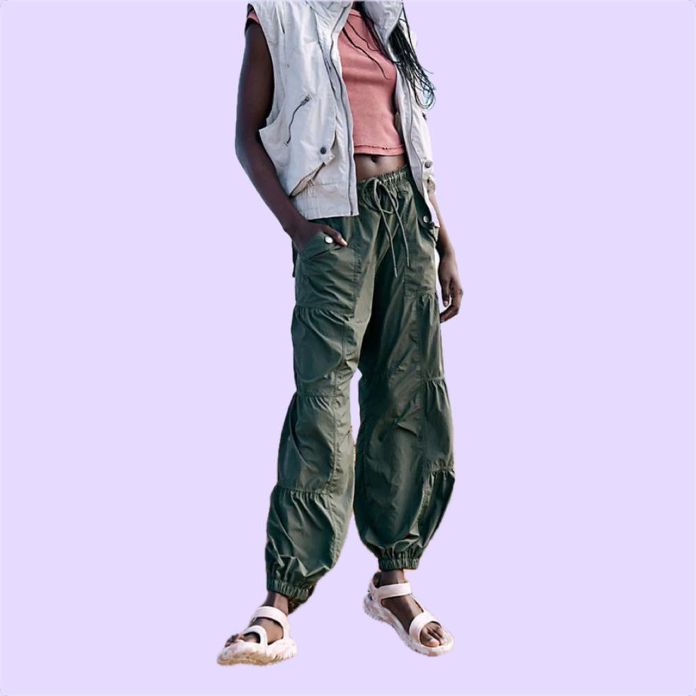 EUC Free People Movement Set Me Free Pants Size XL Evergreen $98 Sold Out